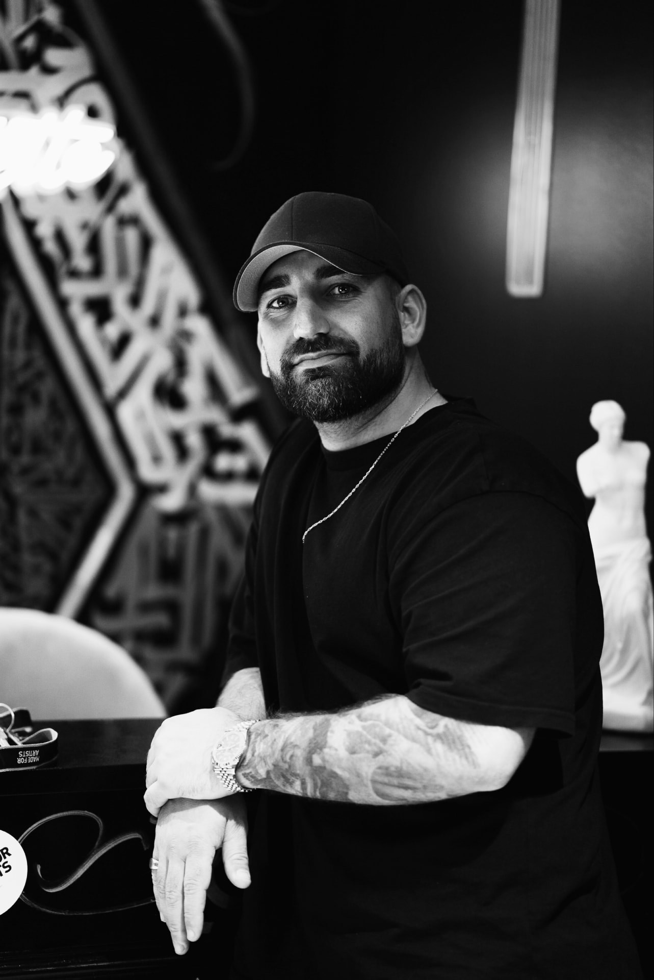 Dennis Blume, tattoo artist and founder of ExploreInk